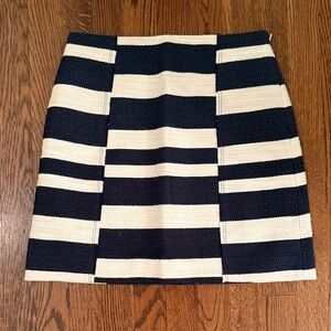 Blue & White Stripe Skirt